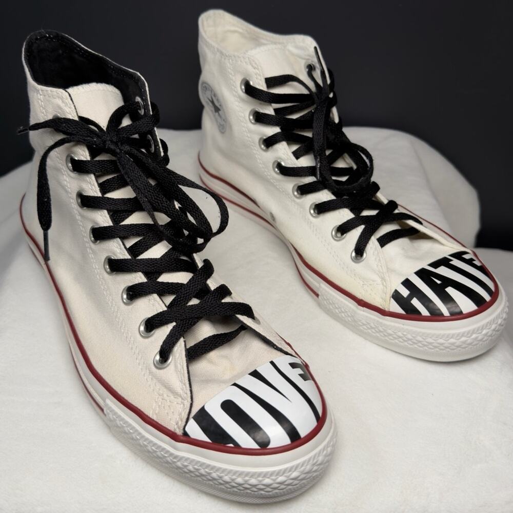 Converse All Star High Top “Love-Hate” | 1X705 | 11M - Picture 4 of 15